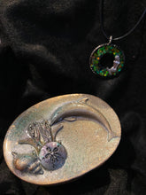 Load image into Gallery viewer, Trinket Box and Fire Opal Necklace
