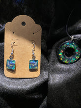 Load image into Gallery viewer, Fire Opal Necklace &amp; Beta Fish Earrings Set
