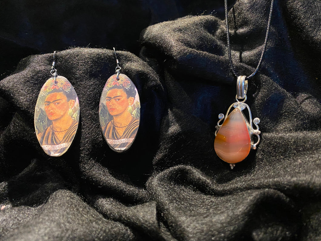 Apricot Agate Power Pendant