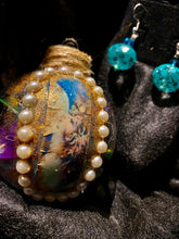 Load image into Gallery viewer, Mermaid Ornament &amp; Beta Fish Earrings Set
