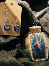 Load image into Gallery viewer, Mermaid Ornament &amp; Beta Fish Earrings Set
