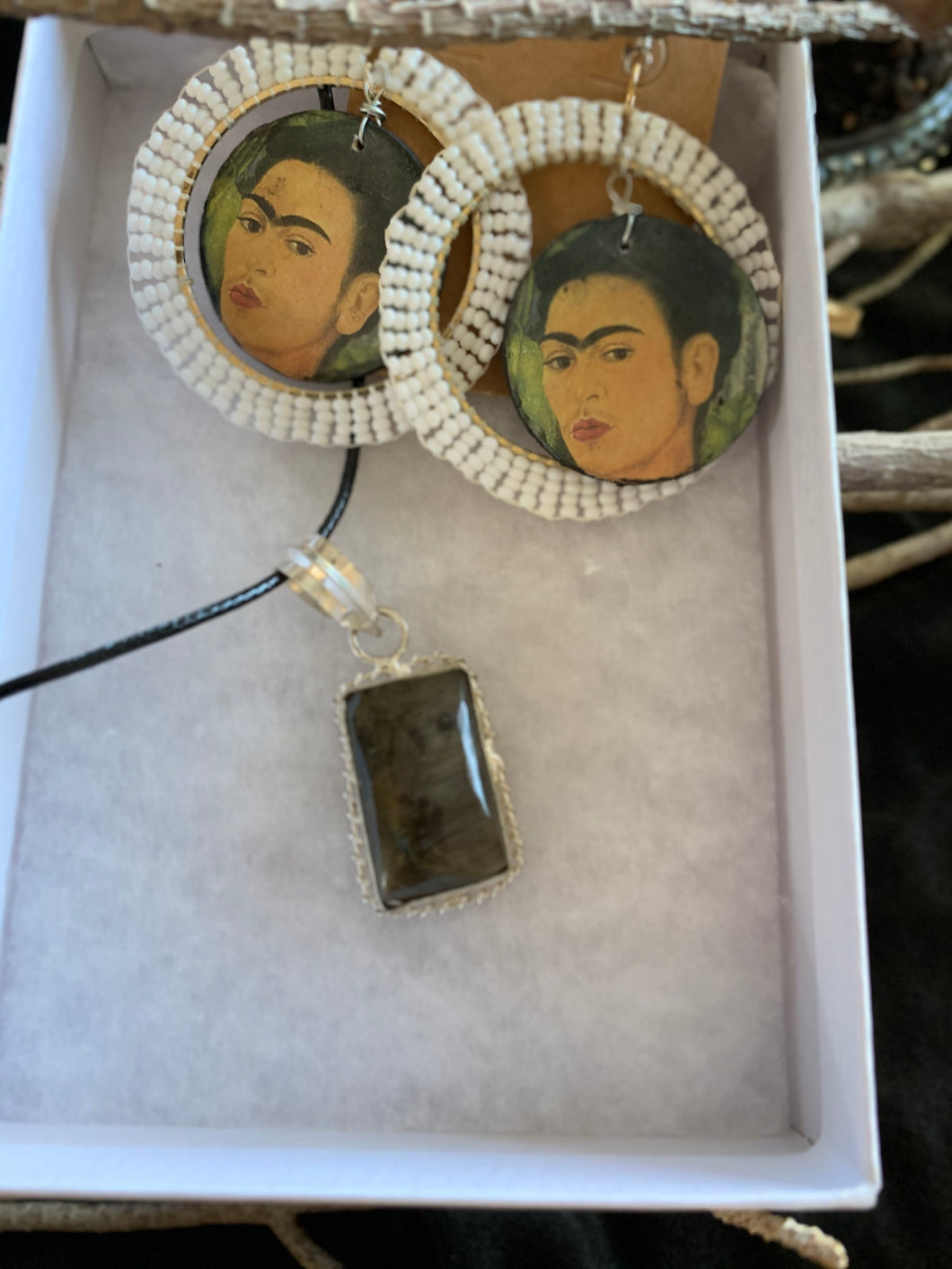 Labradorite, Empowerment, and Frida.