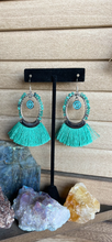 Load image into Gallery viewer, Royal Turquoise Fringe
