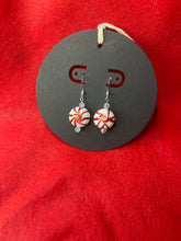 Load image into Gallery viewer, Festive Candy Cane Earrings
